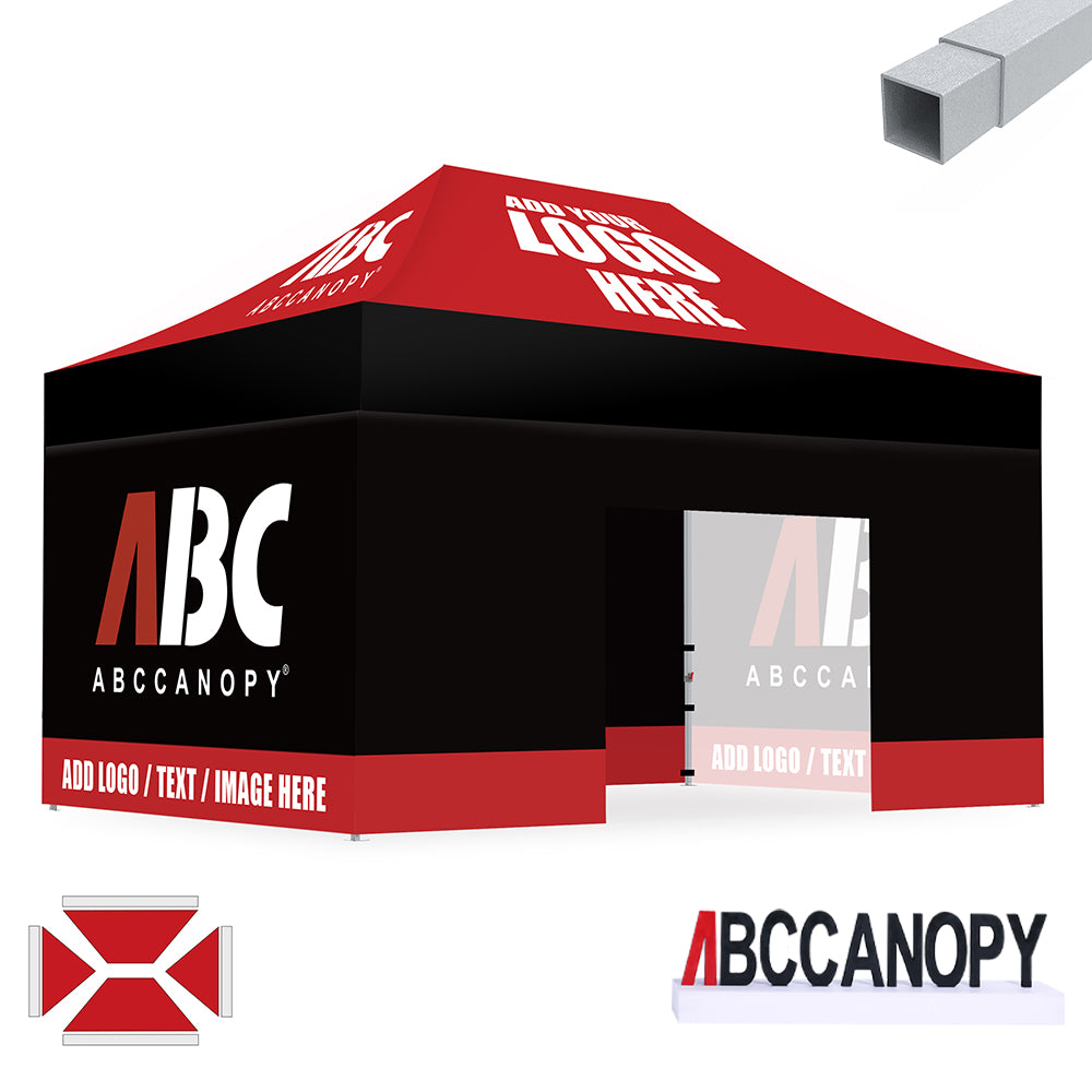S2 Crux Start™-Core Custom Canopy Tent Square Tube 10x10, 10x15, 10x20