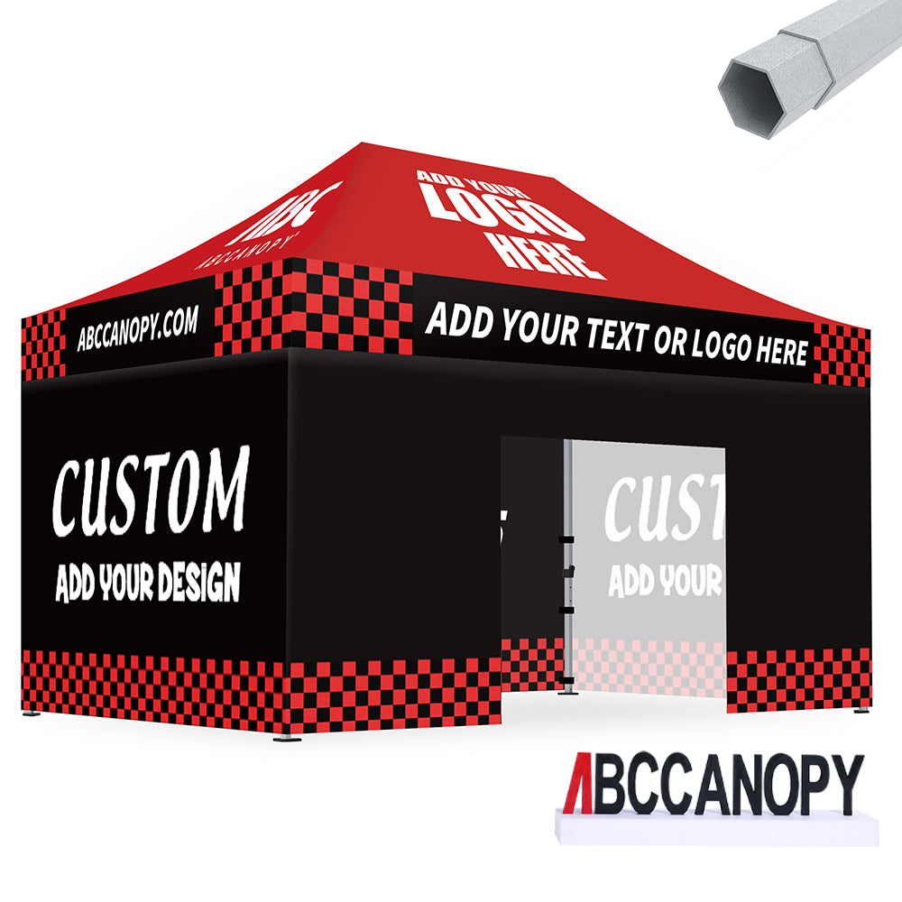 S3 BenchMark Brio™ Shield Custom Aluminum Canopy 10x10, 10x15, 10x20