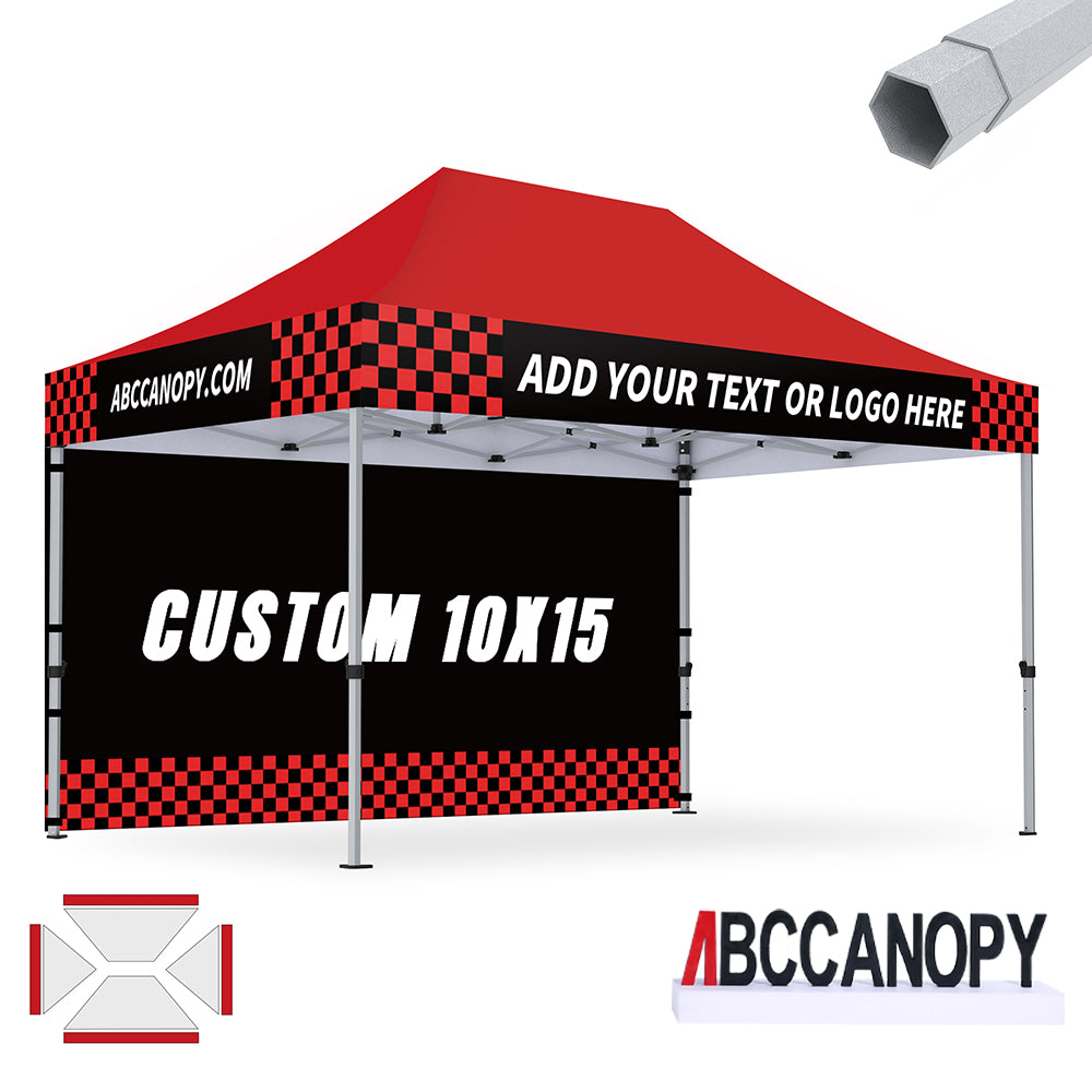 S3 BenchMark Brio™ Shield Custom Aluminum Canopy 10x10, 10x15, 10x20