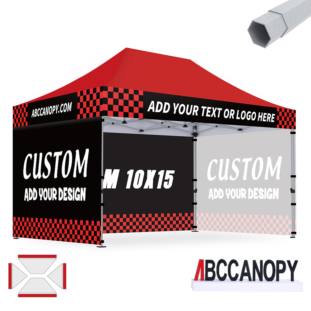 S3 BenchMark Brio™ Shield Custom Aluminum Canopy 10x10, 10x15, 10x20