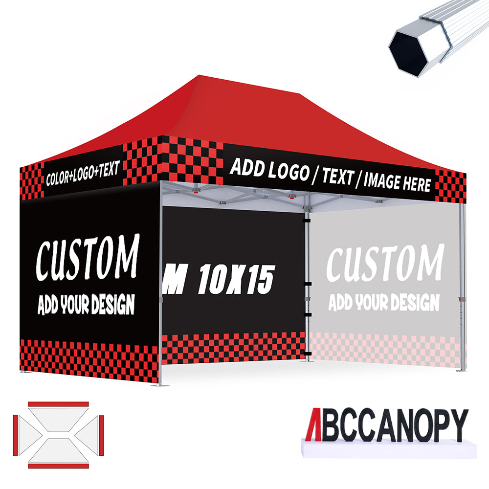 S3 BenchMark Brio™ Fort Custom Aluminum Canopy 10x10, 10x15, 10x20