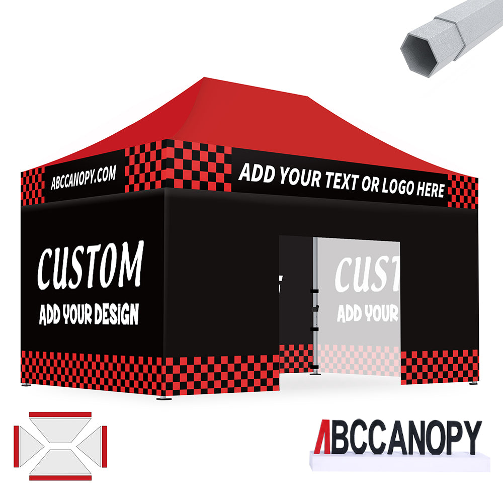 S3 BenchMark Brio™ Shield Custom Aluminum Canopy 10x10, 10x15, 10x20