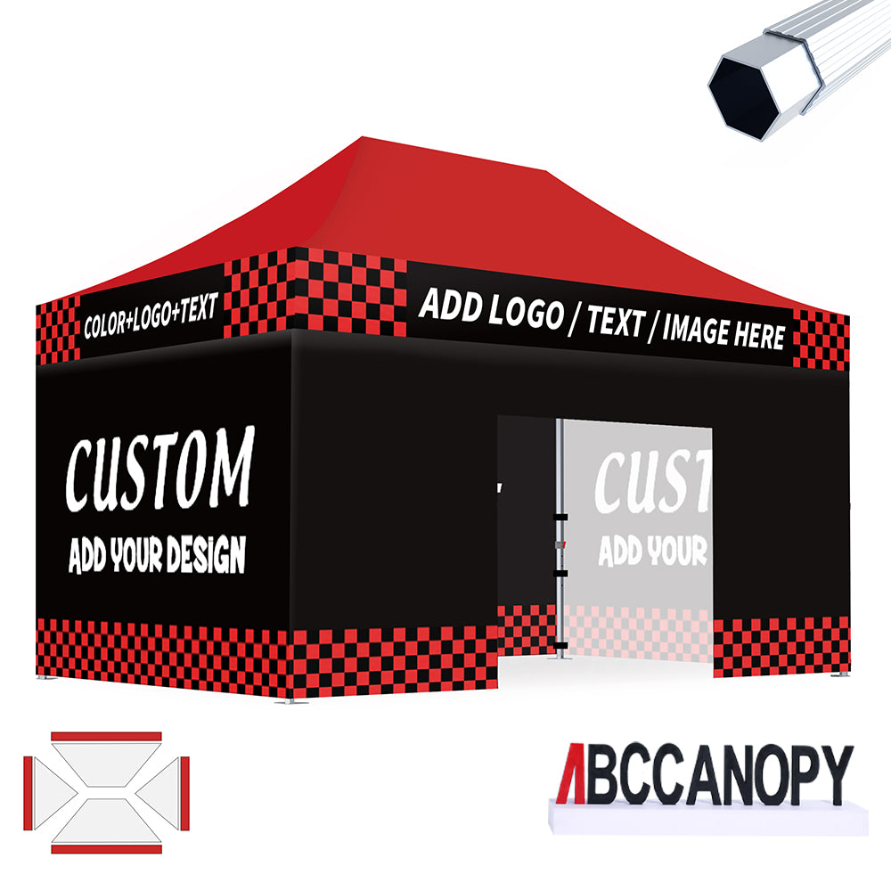 S3 BenchMark Brio™ Fort Custom Aluminum Canopy 10x10, 10x15, 10x20