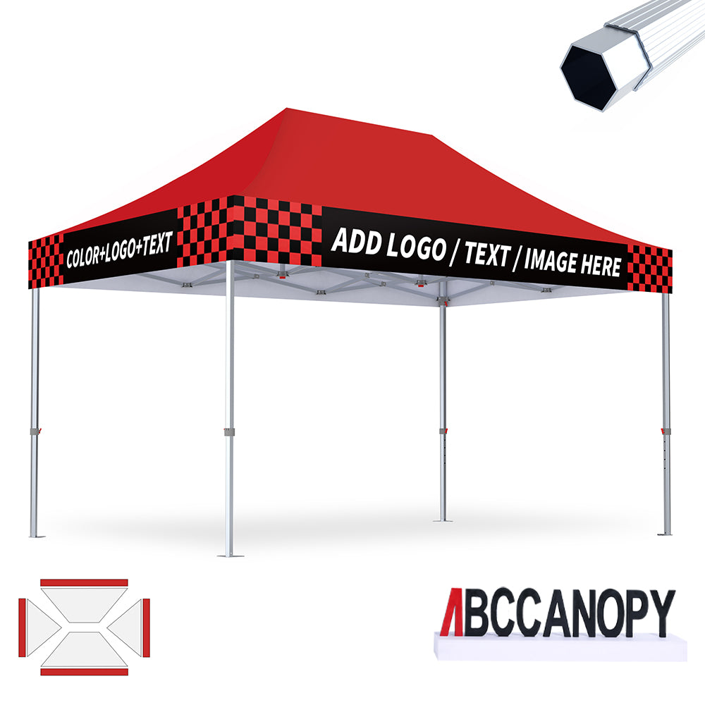 S3 BenchMark Brio™ Fort Custom Aluminum Canopy 10x10, 10x15, 10x20
