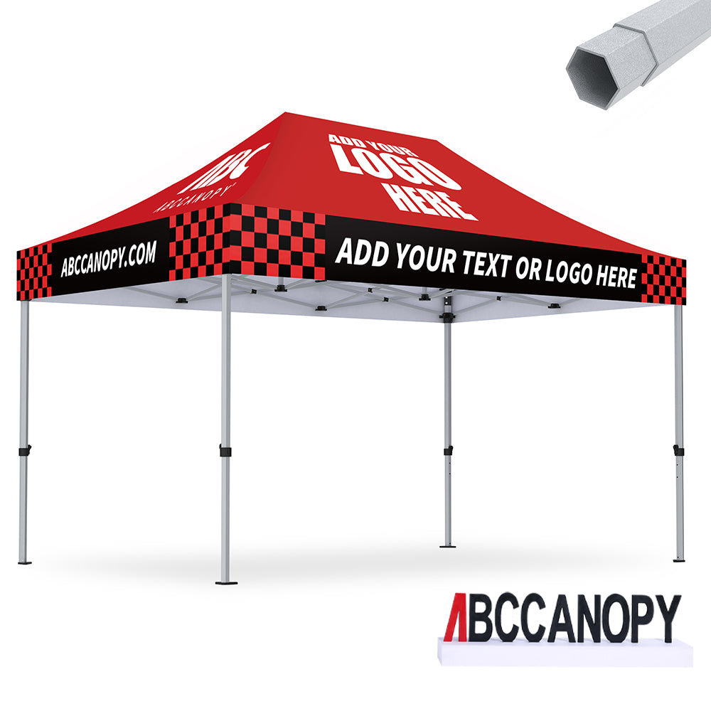 S3 BenchMark Brio™ Shield Custom Aluminum Canopy 10x10, 10x15, 10x20