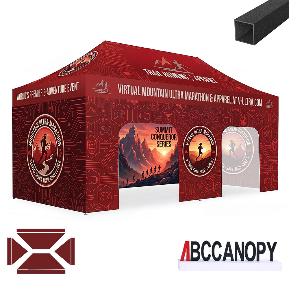 ABCCANOPY Custom Canopy Tent Pop Up Shelter (S1 Nova Base™-Lite) - 10x10, 10x15, 10x20