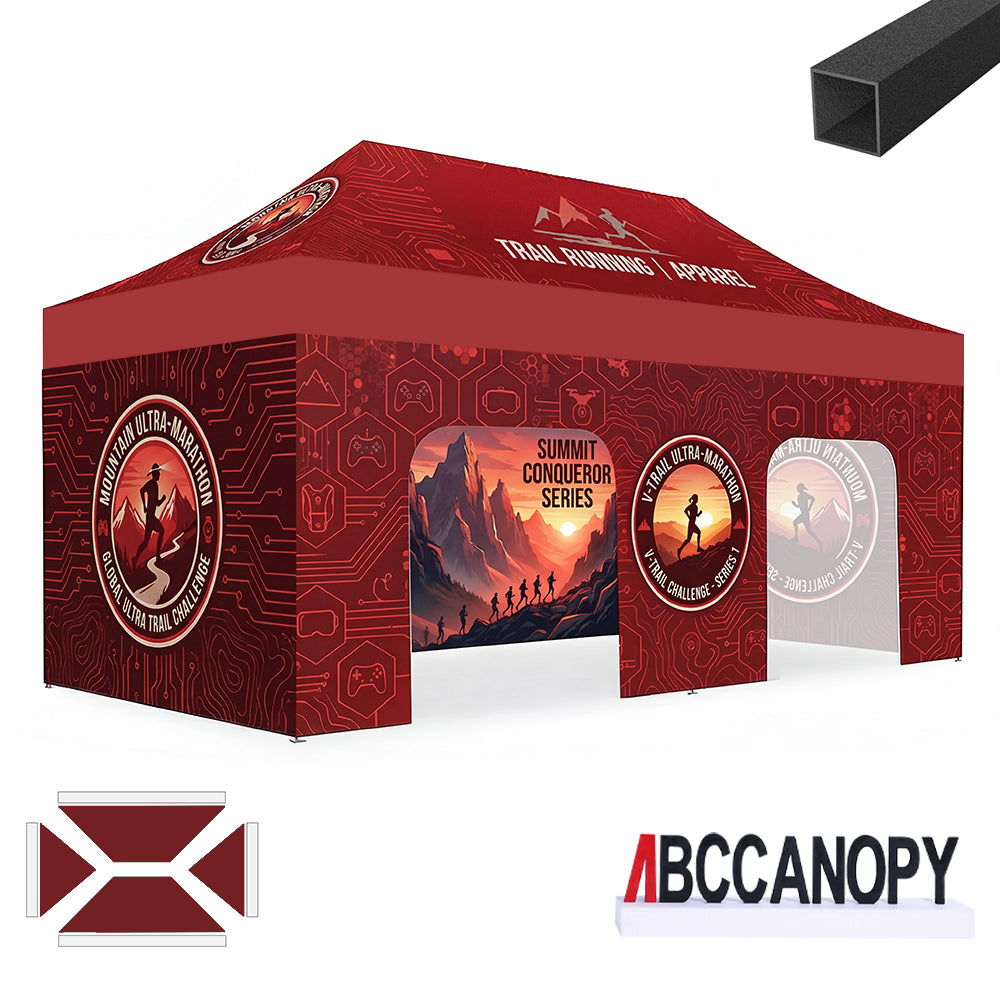 ABCCANOPY Custom Canopy Tent Pop Up Shelter (S1 Nova Base™-Lite) - 10x10, 10x15, 10x20