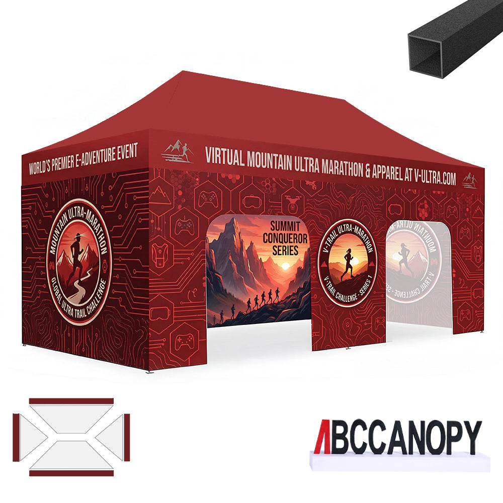ABCCANOPY Custom Canopy Tent Pop Up Shelter (S1 Nova Base™-Lite) - 10x10, 10x15, 10x20