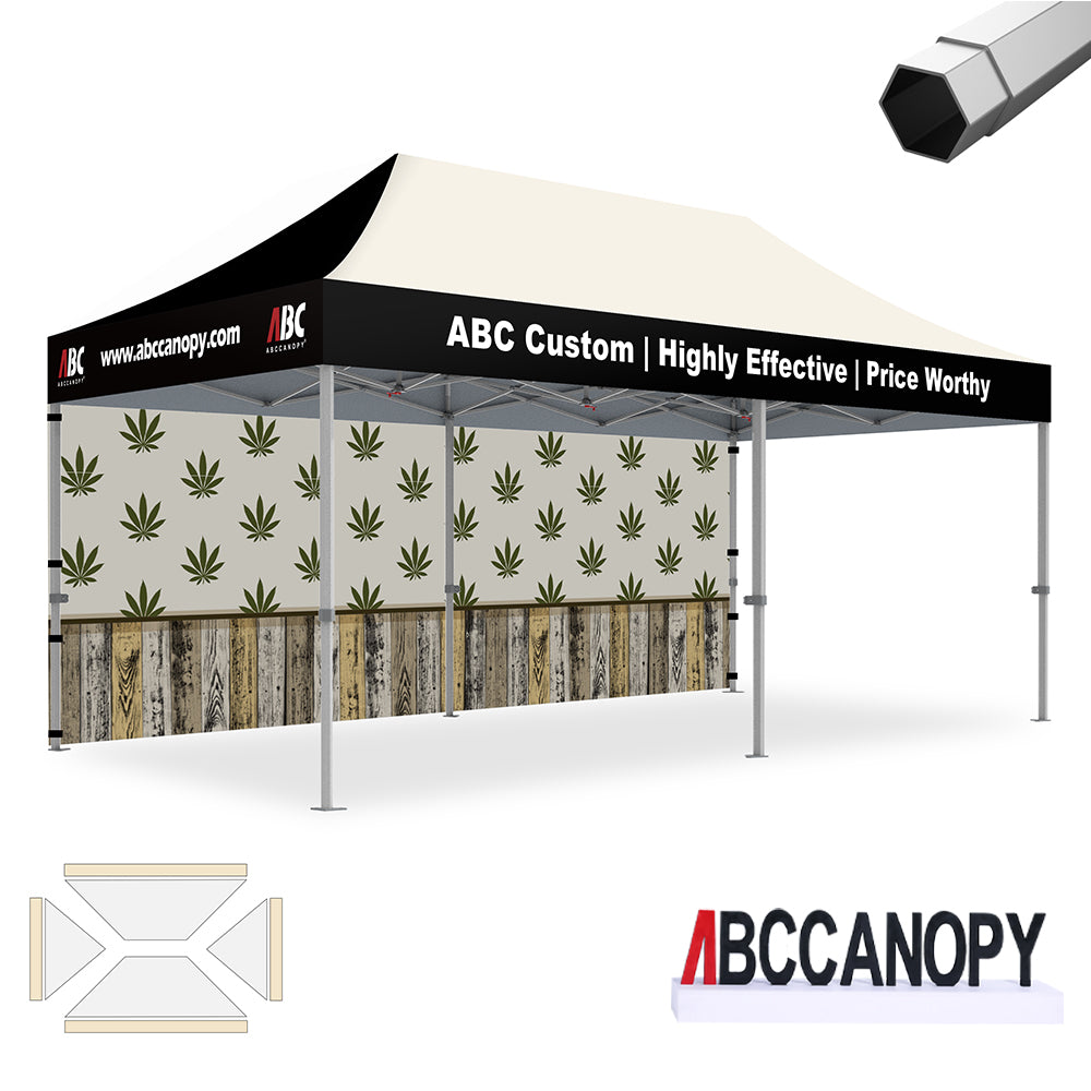 ABCCANOPY Custom Canopy Tent Pop Up Shelter - 10x20