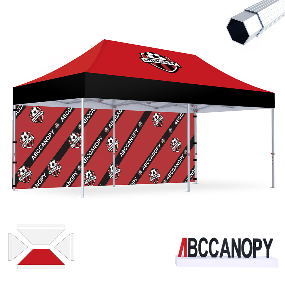 S3 BenchMark Brio™ Fort Custom Aluminum Canopy 10x10, 10x15, 10x20