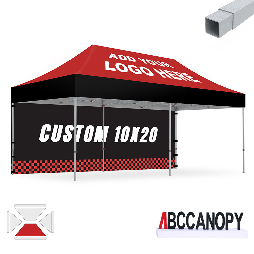 S2 Crux Start™-Core Custom Canopy Tent Square Tube 10x10, 10x15, 10x20