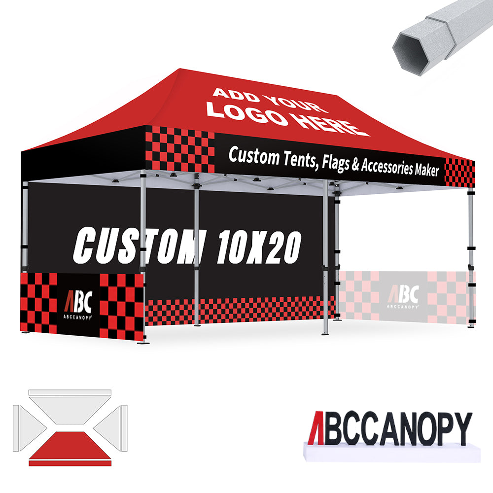 S3 BenchMark Brio™ Shield Custom Aluminum Canopy 10x10, 10x15, 10x20