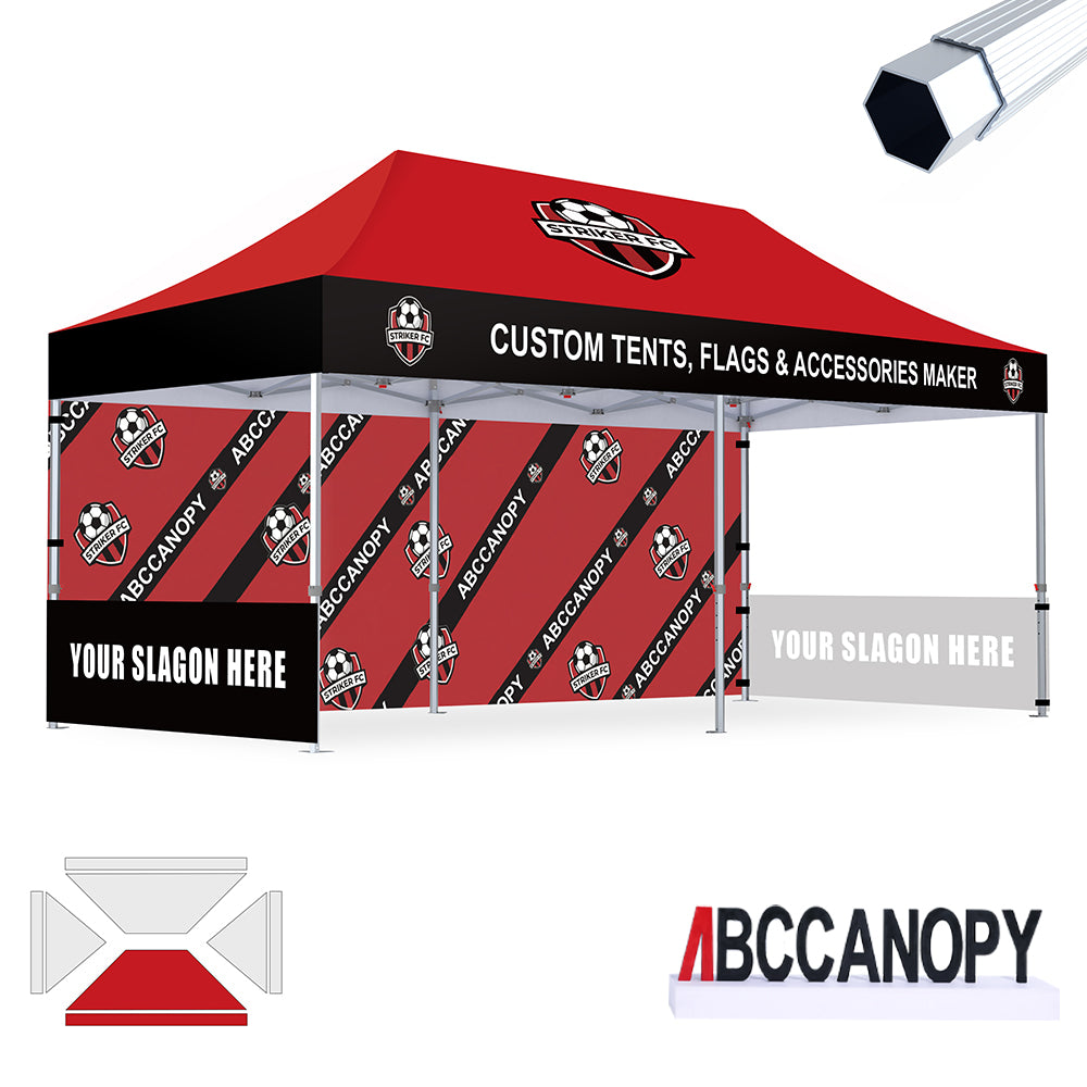 ABCCANOPY 10x20 S1/S2/S3/S4 Professional Custom Canopy Tent