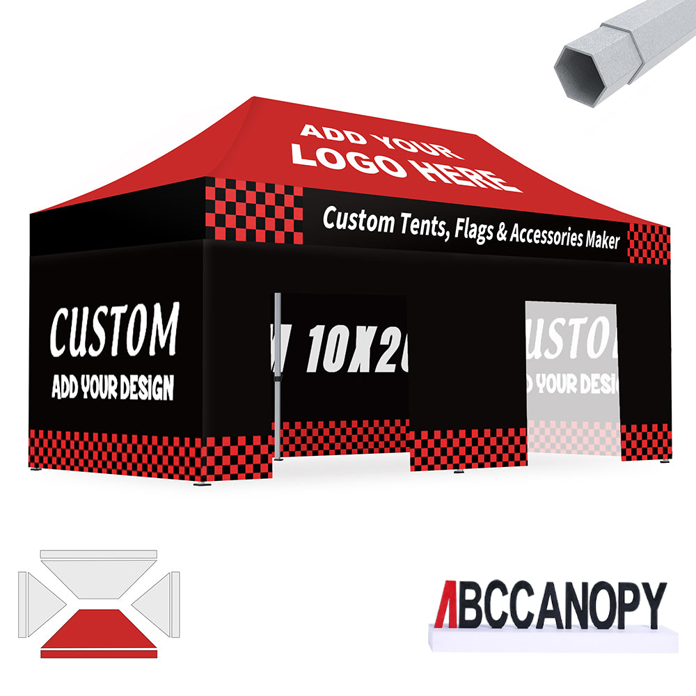 S3 BenchMark Brio™ Shield Custom Aluminum Canopy 10x10, 10x15, 10x20