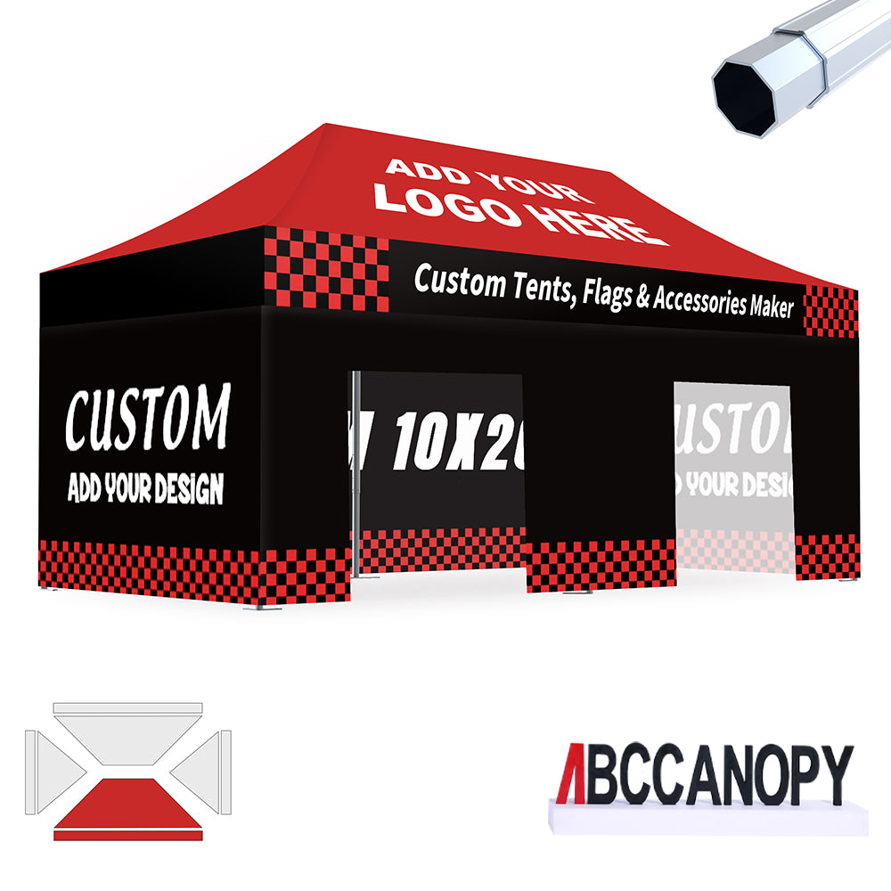 ABCCANOPY 10x20 S1/S2/S3/S4 Professional Custom Canopy Tent