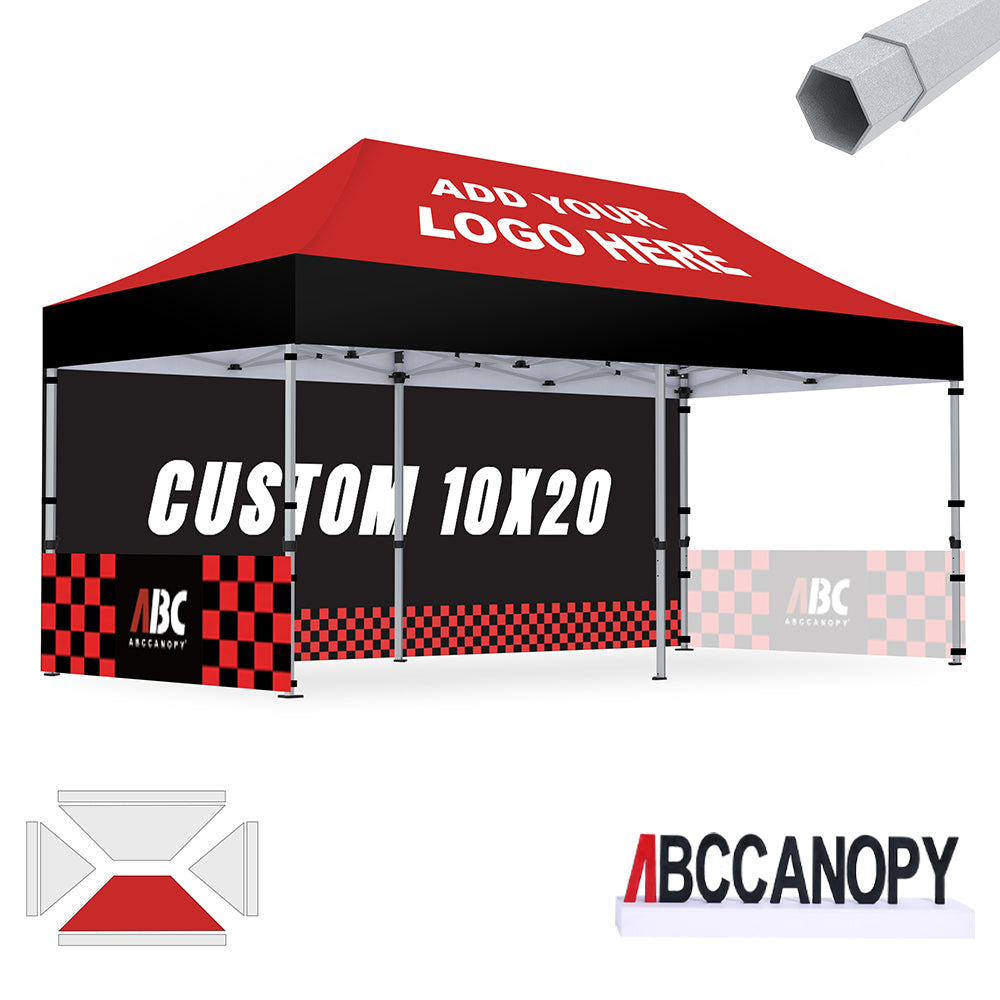 S3 BenchMark Brio™ Shield Custom Aluminum Canopy 10x10, 10x15, 10x20