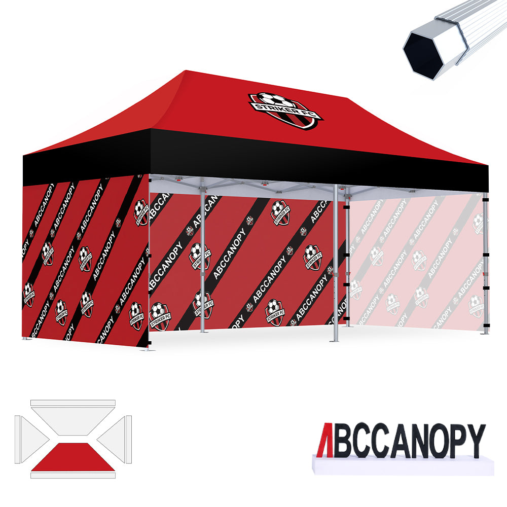 S3 BenchMark Brio™ Fort Custom Aluminum Canopy 10x10, 10x15, 10x20