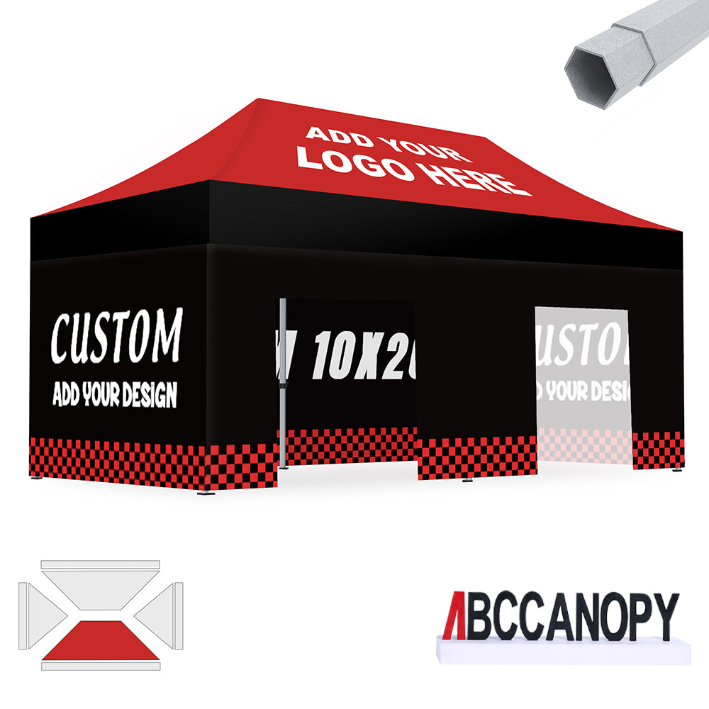 S3 BenchMark Brio™ Shield Custom Aluminum Canopy 10x10, 10x15, 10x20