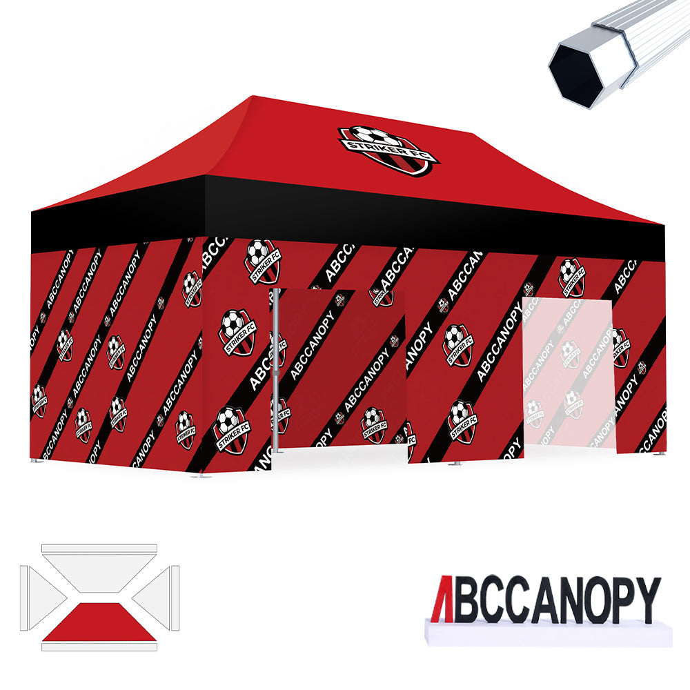 S3 BenchMark Brio™ Fort Custom Aluminum Canopy 10x10, 10x15, 10x20
