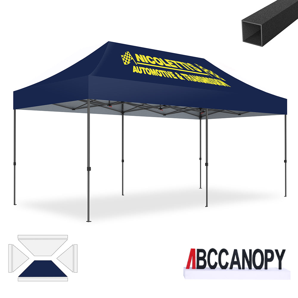 ABCCANOPY Custom Canopy Tent Pop Up Shelter (S1 Nova Base™-Lite) - 10x10, 10x15, 10x20