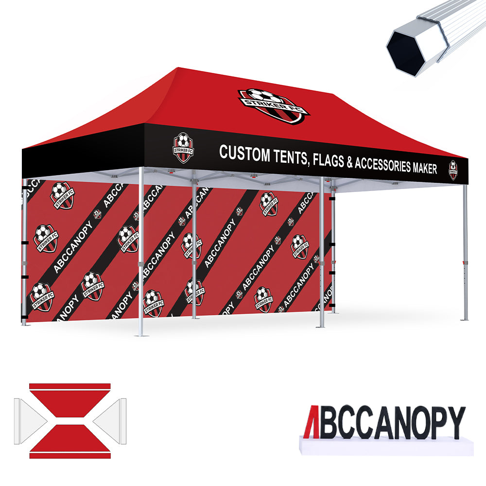 S3 BenchMark Brio™ Fort Custom Aluminum Canopy 10x10, 10x15, 10x20