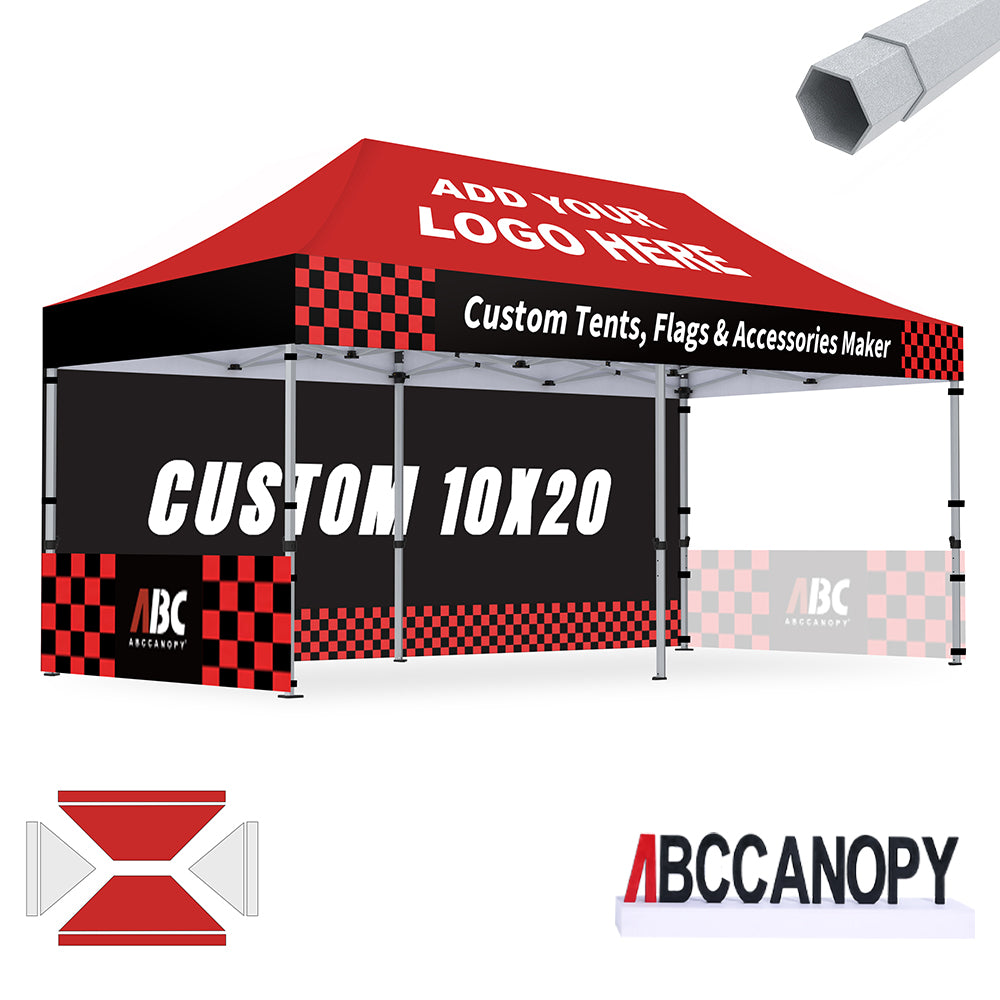 S3 BenchMark Brio™ Shield Custom Aluminum Canopy 10x10, 10x15, 10x20