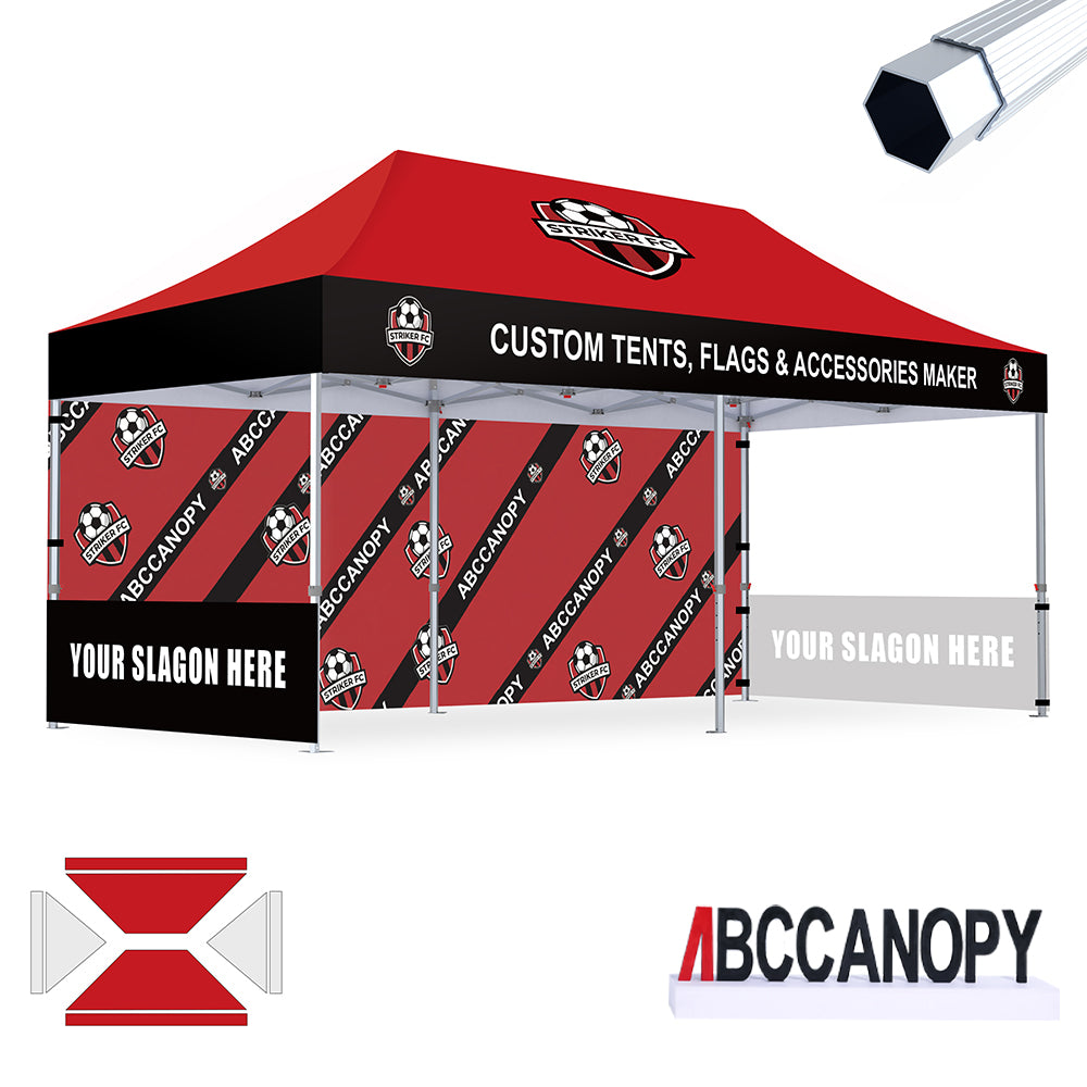 ABCCANOPY 10x20 S1/S2/S3/S4 Professional Custom Canopy Tent