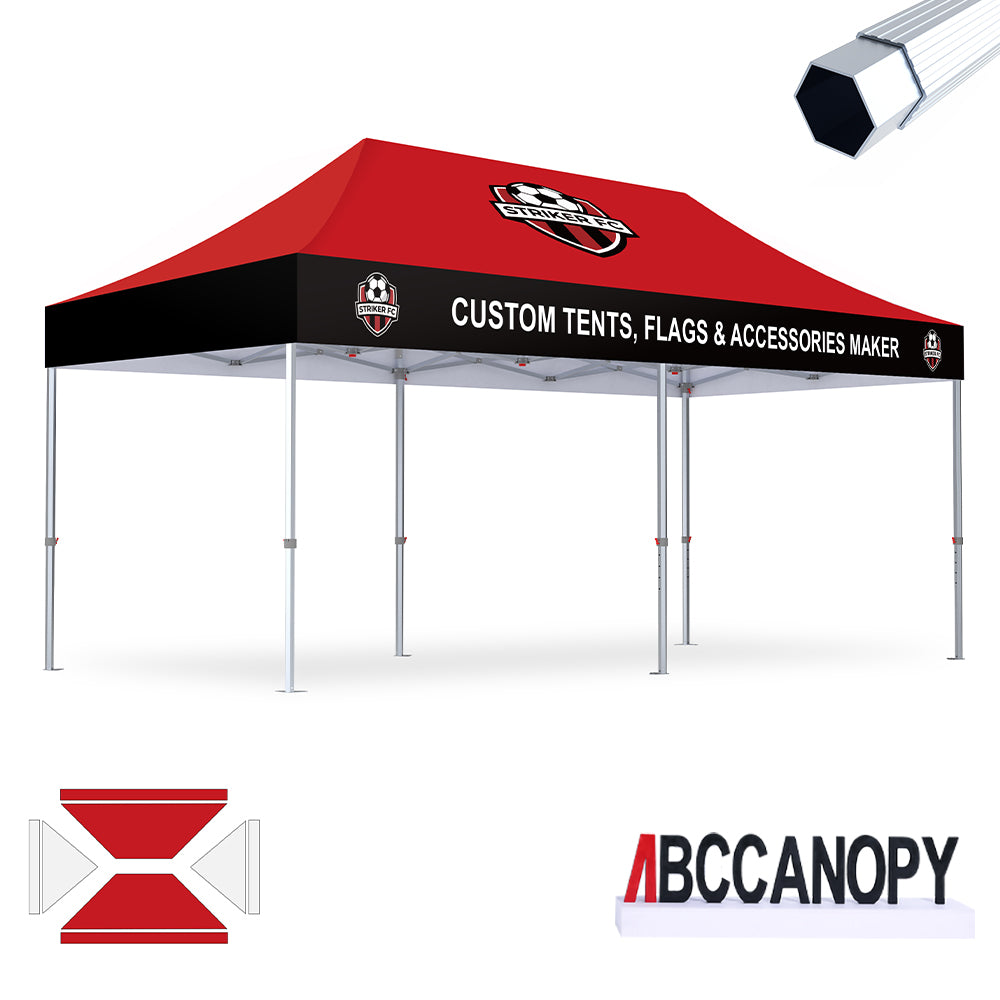 S3 BenchMark Brio™ Fort Custom Aluminum Canopy 10x10, 10x15, 10x20