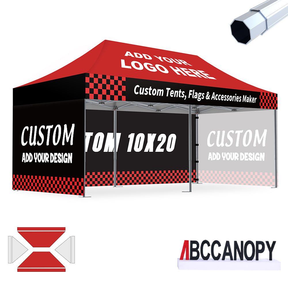 ABCCANOPY 10x20 S1/S2/S3/S4 Professional Custom Canopy Tent