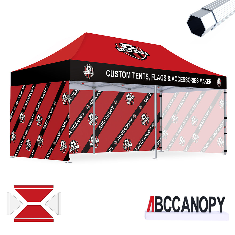 S3 BenchMark Brio™ Fort Custom Aluminum Canopy 10x10, 10x15, 10x20