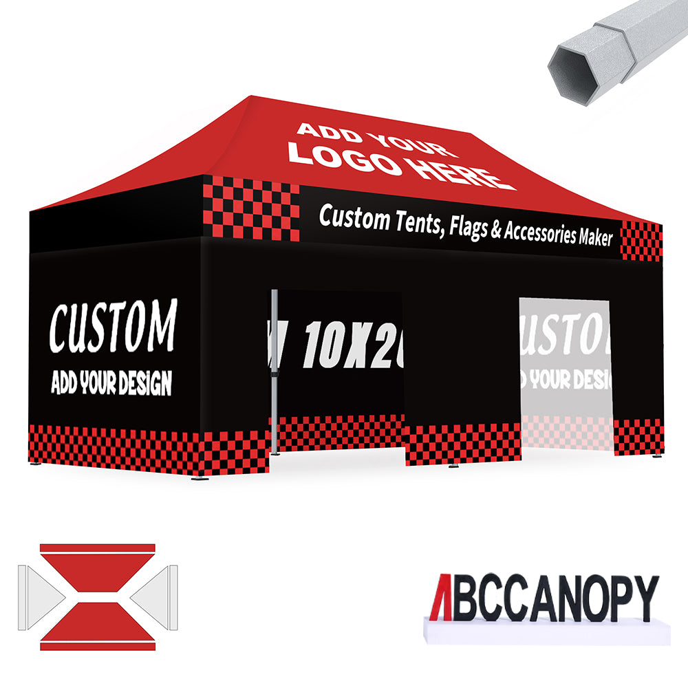 S3 BenchMark Brio™ Shield Custom Aluminum Canopy 10x10, 10x15, 10x20