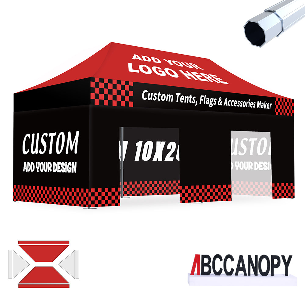 ABCCANOPY 10x20 S1/S2/S3/S4 Professional Custom Canopy Tent