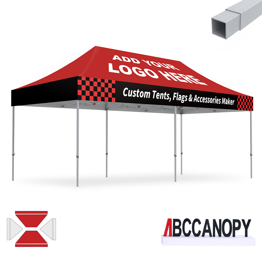 S2 Crux Start™-Core Custom Canopy Tent Square Tube 10x10, 10x15, 10x20