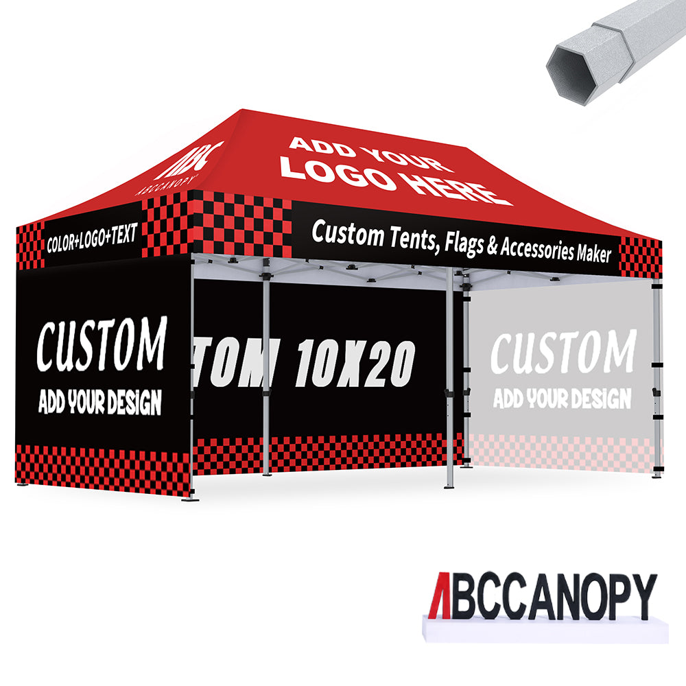 S3 BenchMark Brio™ Shield Custom Aluminum Canopy 10x10, 10x15, 10x20