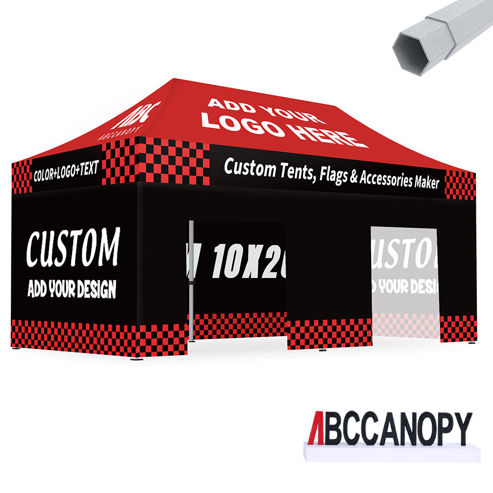 S3 BenchMark Brio™ Shield Custom Aluminum Canopy 10x10, 10x15, 10x20