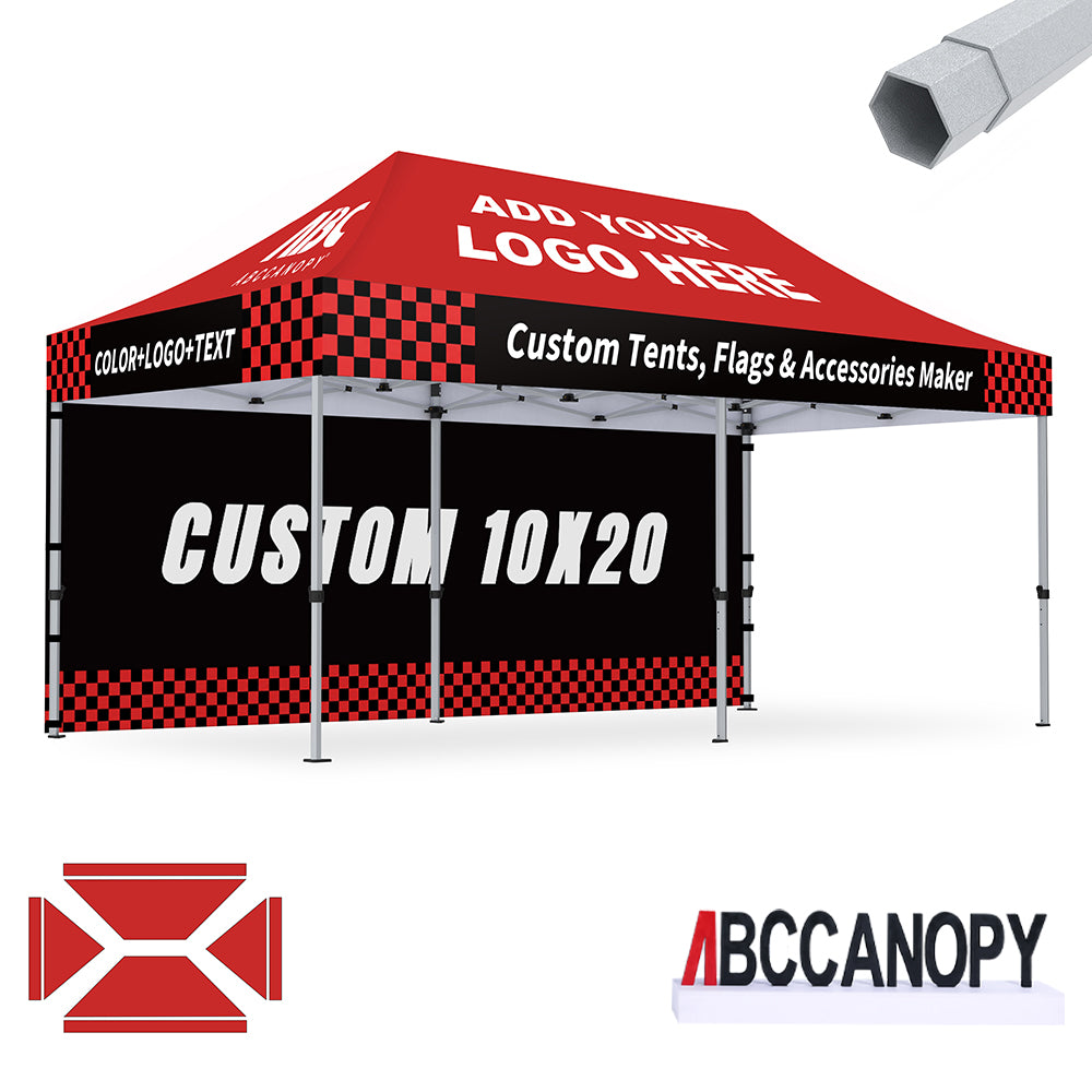 S3 BenchMark Brio™ Shield Custom Aluminum Canopy 10x10, 10x15, 10x20