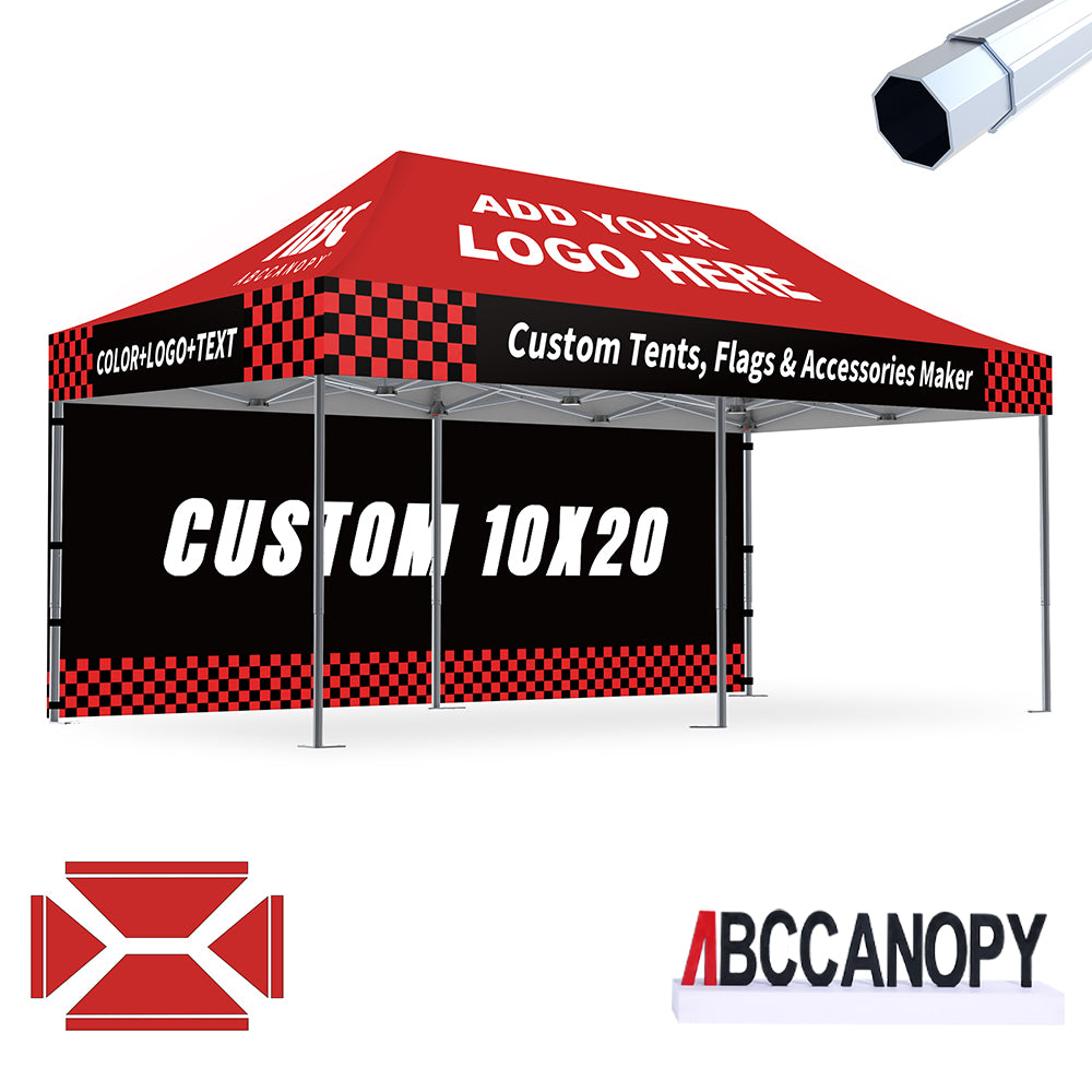 ABCCANOPY 10x20 S1/S2/S3/S4 Professional Custom Canopy Tent