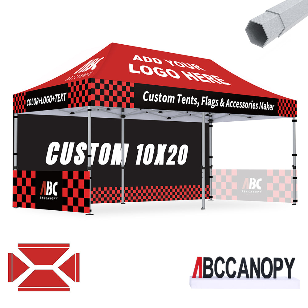 S3 BenchMark Brio™ Shield Custom Aluminum Canopy 10x10, 10x15, 10x20