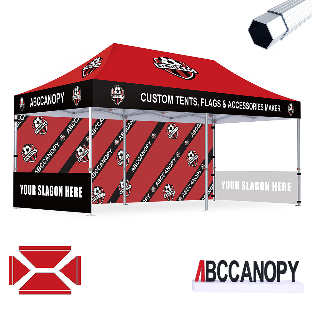 ABCCANOPY 10x20 S1/S2/S3/S4 Professional Custom Canopy Tent