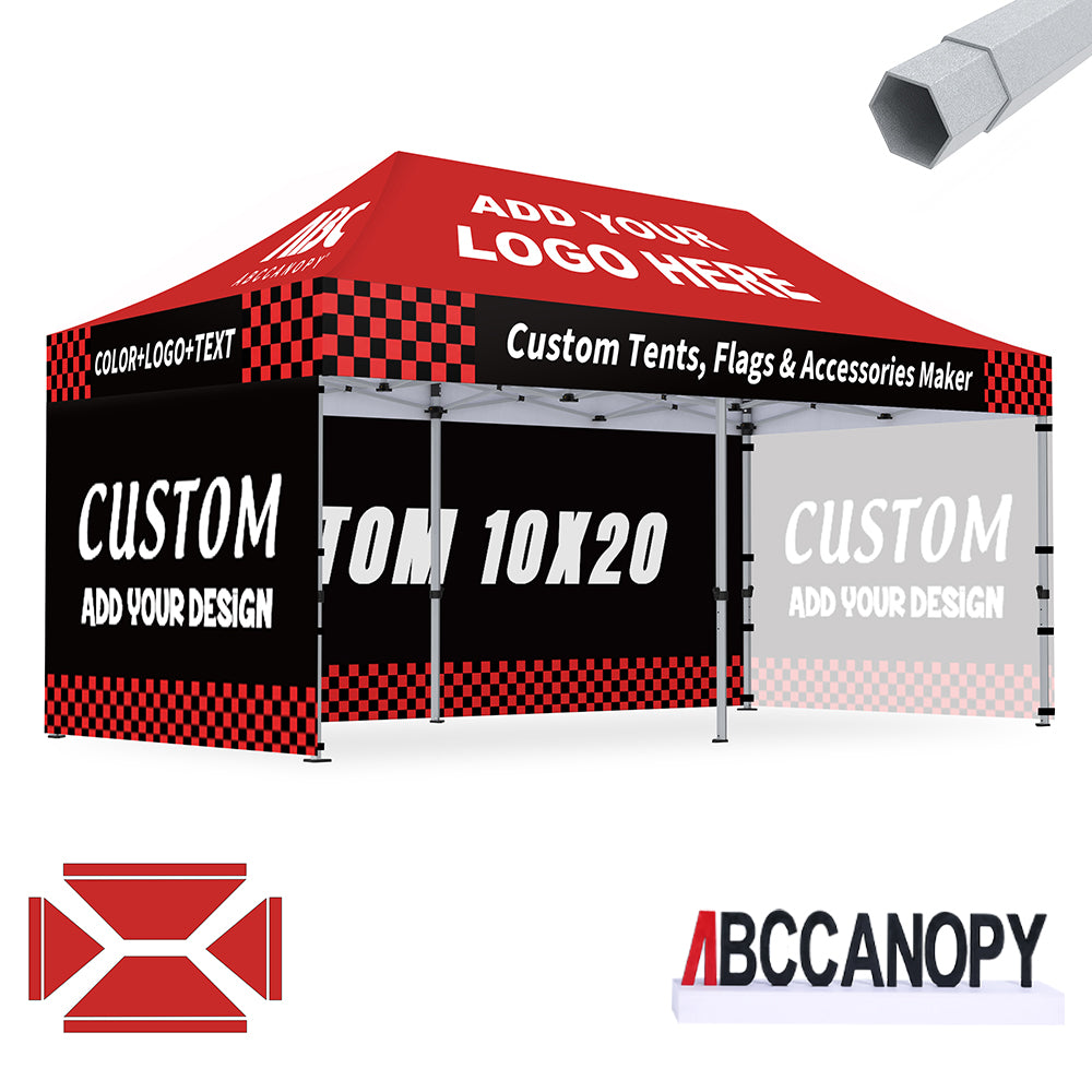 S3 BenchMark Brio™ Shield Custom Aluminum Canopy 10x10, 10x15, 10x20