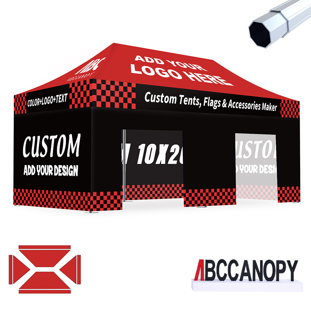 ABCCANOPY 10x20 S1/S2/S3/S4 Professional Custom Canopy Tent