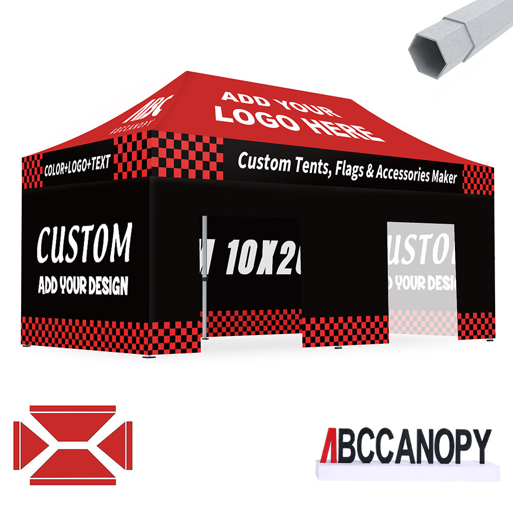 S3 BenchMark Brio™ Shield Custom Aluminum Canopy 10x10, 10x15, 10x20