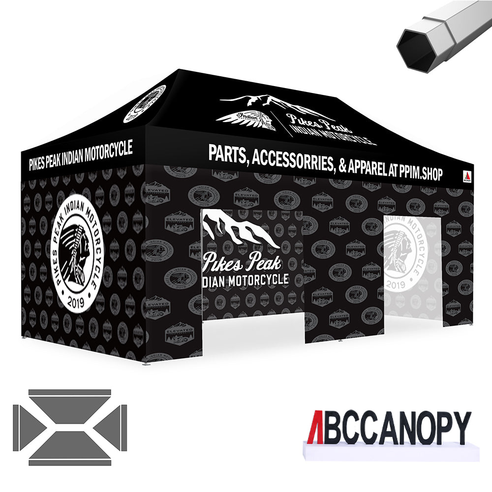 ABCCANOPY Custom Canopy Tent Heavy Duty Pop Up Shelter (S1 Nova Base™-Frame) - 8x8, 10x10, 10x15, 10x20