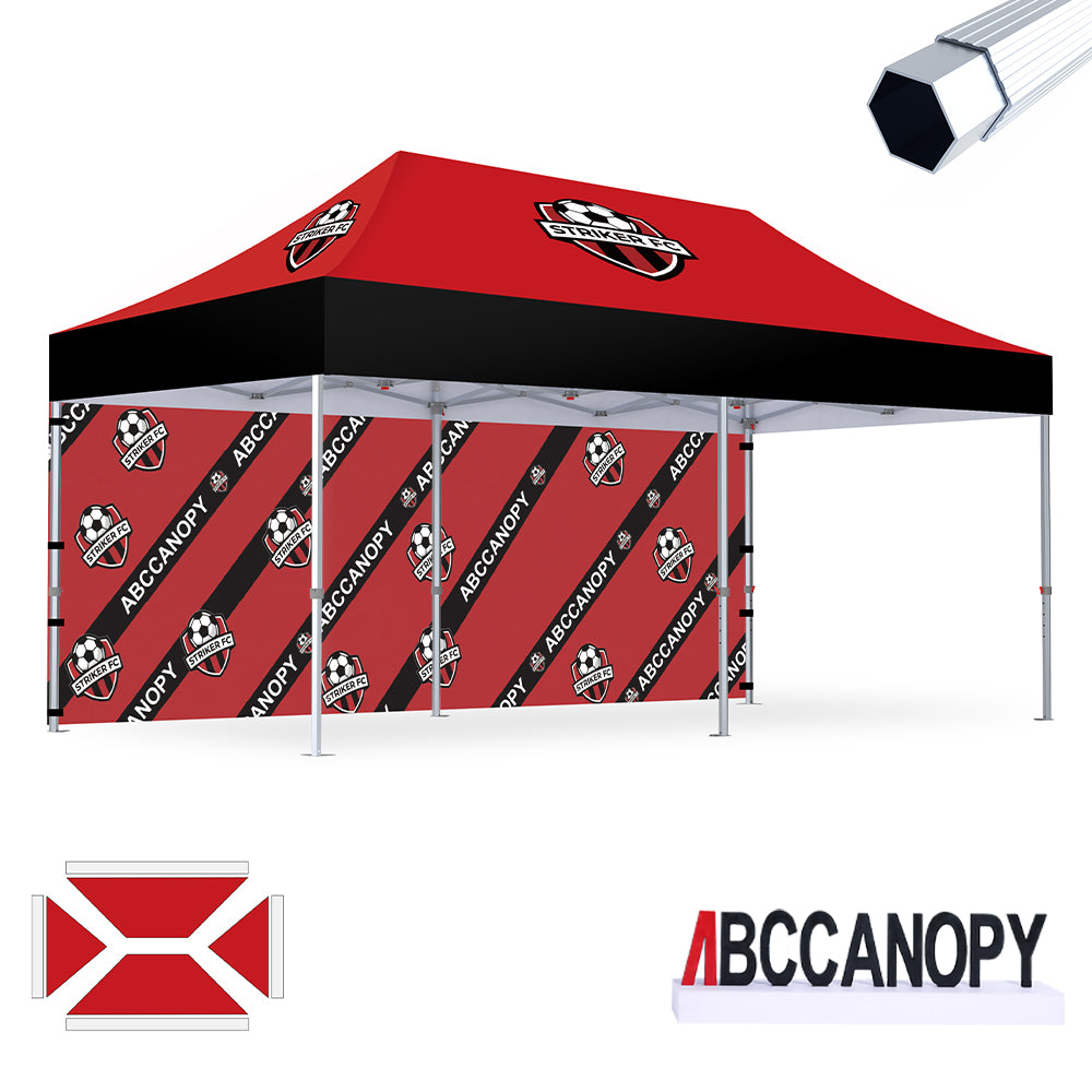 S3 BenchMark Brio™ Fort Custom Aluminum Canopy 10x10, 10x15, 10x20