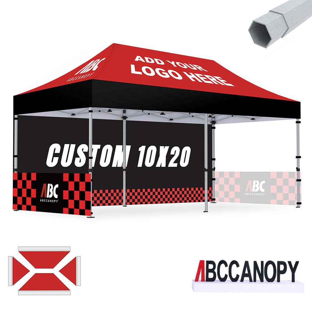 S3 BenchMark Brio™ Shield Custom Aluminum Canopy 10x10, 10x15, 10x20
