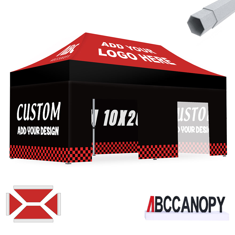 S3 BenchMark Brio™ Shield Custom Aluminum Canopy 10x10, 10x15, 10x20