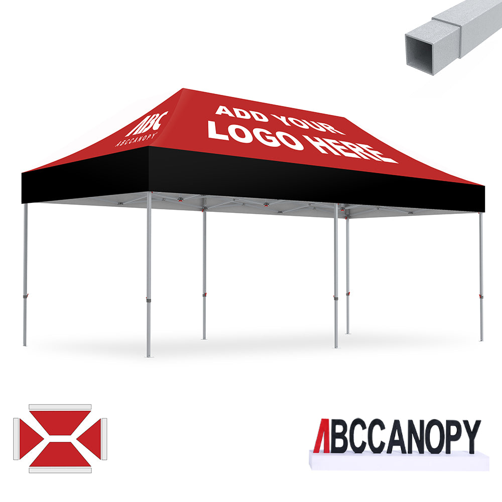 S2 Crux Start™-Core Custom Canopy Tent Square Tube 10x10, 10x15, 10x20