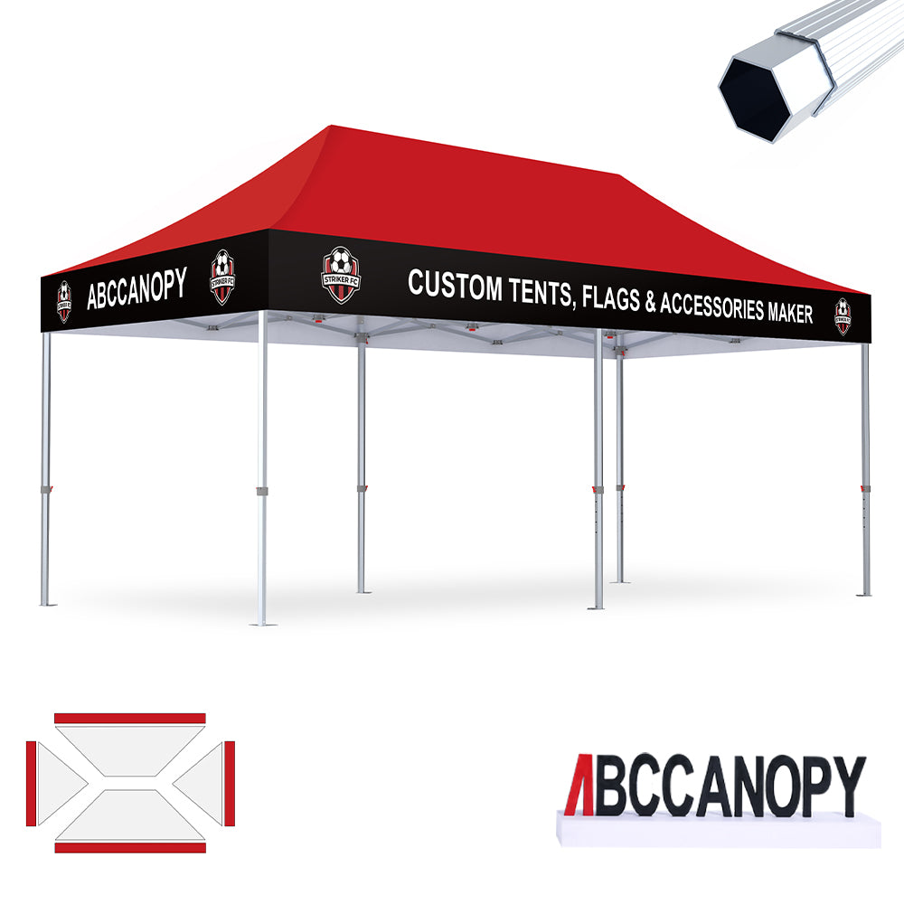 S3 BenchMark Brio™ Fort Custom Aluminum Canopy 10x10, 10x15, 10x20