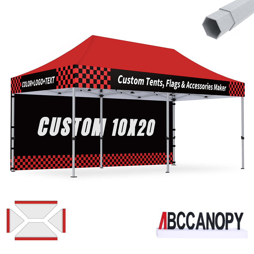 S3 BenchMark Brio™ Shield Custom Aluminum Canopy 10x10, 10x15, 10x20