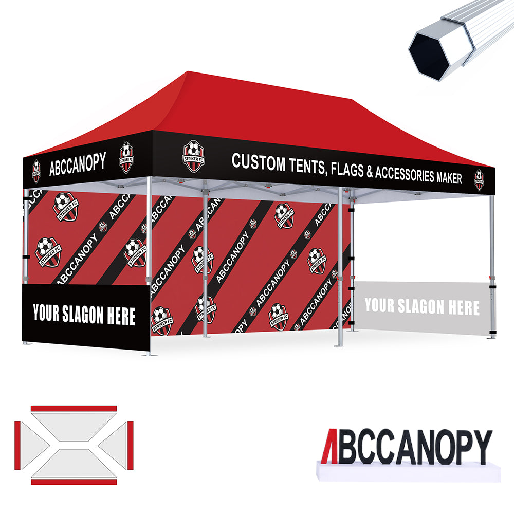 ABCCANOPY 10x20 S1/S2/S3/S4 Professional Custom Canopy Tent